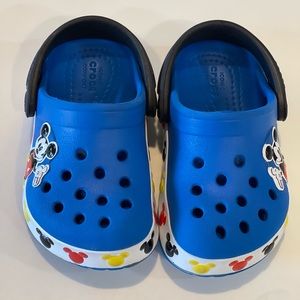 Crocs Mickey Mouse Crocs - Used Kids | Color: Blue | Size: 5